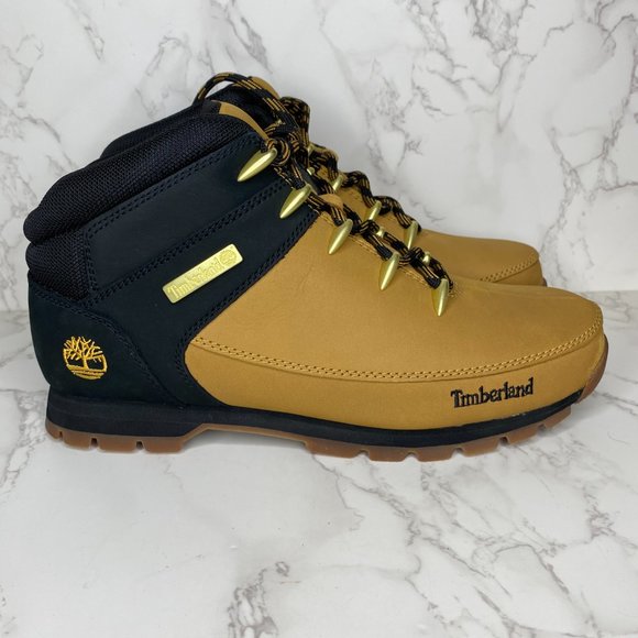 Timberland Men\'s Euro Sprint Wheat \\ Black Hiker Boots  A1NHJ size 10 main image 5